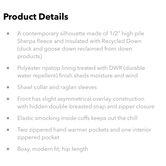 Patagonia Recycled High Pile Fleece Down Jacket - Picture 6 of 7